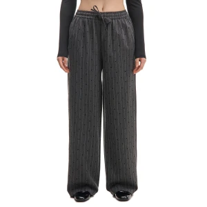 Cropp - Wzorzyste spodnie z wiskozą - szary