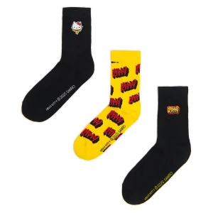 Cropp - Zestaw czarnych długich skarpet Hello Kitty - czarny