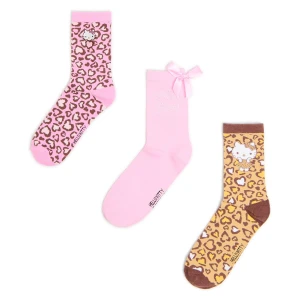 Cropp - Zestaw skarpet z Hello Kitty - różowy