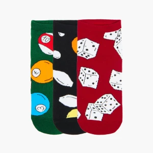 Cropp - Zestaw skarpet z motywem gier - czerwony