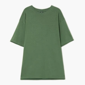 Zdjęcie produktu Cropp - Zielona koszulka basic - zielony