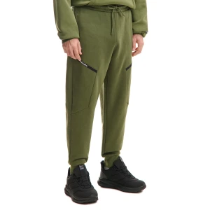 Cropp - Zielone dresowe joggery z nadrukiem - zielony