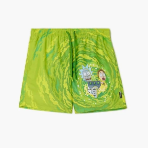 Cropp - Zielone szorty kąpielowe Rick i Morty - zielony