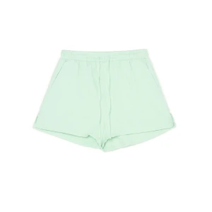 Cropp - Zielone szorty z lnem - zielony