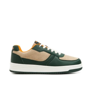 Cropp - Zielono-beżowe trampki - zielony