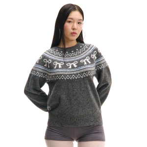 Cropp - Zimowy sweter z domieszką wełny - szary