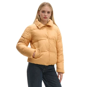 Cropp - Żółta kurtka puffer - żółty