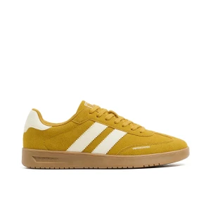 Cropp - Żółte sneakersy z imitacji zamszu - żółty