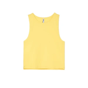 Cropp - Żółty tank top - żółty