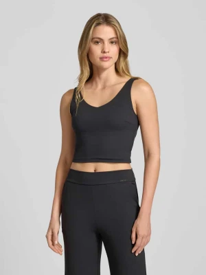 Cropped bralette z dekoltem w serek aim'n