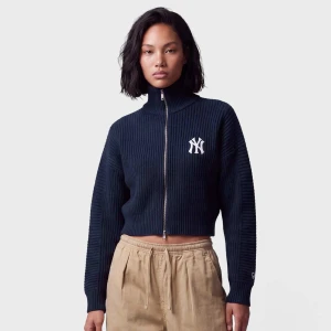 Cropped Knit New Era niebieski