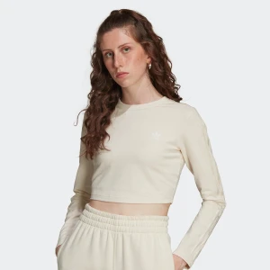 Zdjęcie produktu adidas Originals Cropped Longsleeve Tee kobiety Długie rękawy biały rozmiar Odzież