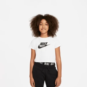 Nike Cropped T-Shirt uniseks T-Shirts biały rozmiar Odzież