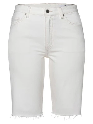 Cross Jeans Bermudy dżinsowe "Marisa" w kolorze białym rozmiar: W26