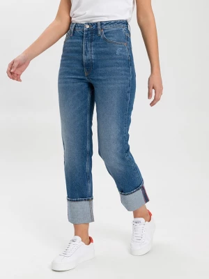 Cross Jeans Dżinsy "Brooke 010" - Regular fit - w kolorze niebieskim rozmiar: W32