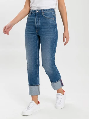 Cross Jeans Dżinsy "Brooke 010" - Straight fit - w kolorze niebieskim rozmiar: W28