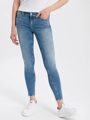Cross Jeans Dżinsy - Skinny fit - w kolorze niebieskim rozmiar: W27