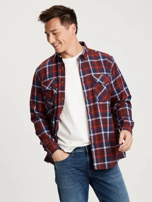 Cross Jeans Koszula - Regular fit - w kolorze bordowym rozmiar: XXL