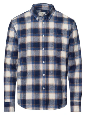 Cross Jeans Koszula - Regular fit - w kolorze granatowo-kremowym rozmiar: M