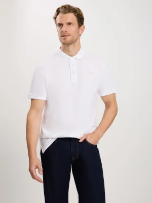 Cross Jeans Koszulka polo w kolorze białym rozmiar: XL