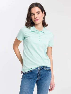 Cross Jeans Koszulka polo w kolorze miętowym rozmiar: M