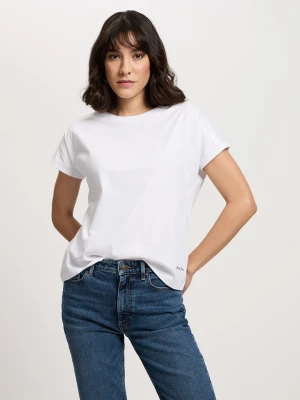 Cross Jeans Koszulka w kolorze białym rozmiar: S