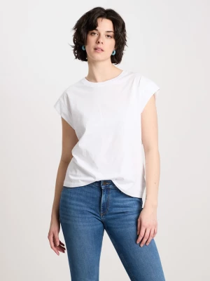 Cross Jeans Koszulka w kolorze białym rozmiar: XL