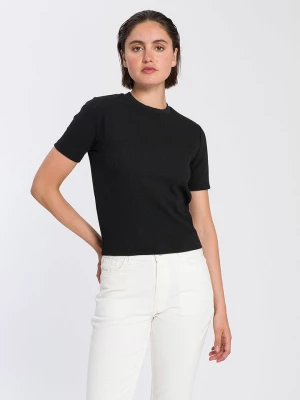 Cross Jeans Koszulka w kolorze czarnym rozmiar: L
