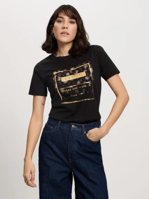Cross Jeans Koszulka w kolorze czarnym rozmiar: L