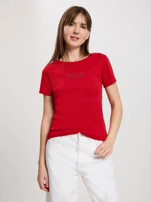 Cross Jeans Koszulka w kolorze czerwonym rozmiar: L