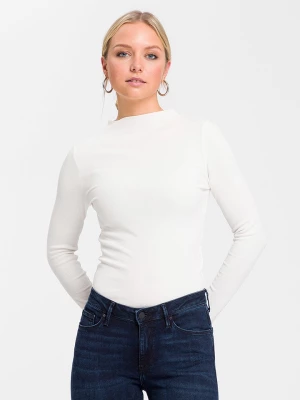 Cross Jeans Koszulka w kolorze kremowym rozmiar: M