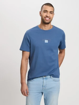 Cross Jeans Koszulka w kolorze niebieskim rozmiar: L