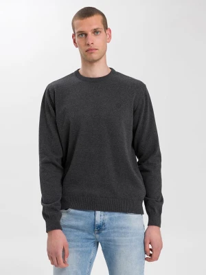 Cross Jeans Sweter w kolorze antracytowym rozmiar: M