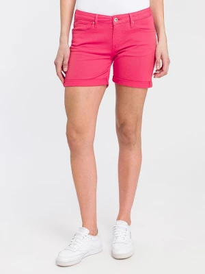 Cross Jeans Szorty dżinsowe kolorze różowym rozmiar: W28
