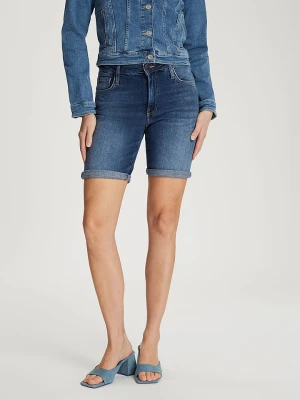 Cross Jeans Szorty dżinsowe w kolorze granatowym rozmiar: 32W