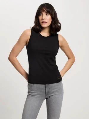 Cross Jeans Top w kolorze czarnym rozmiar: M