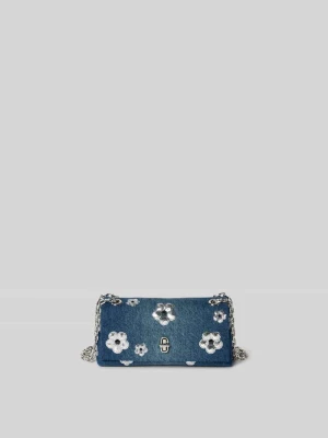 Crossbody bags z detalami logo Marc Jacobs Jeansowy niebieski