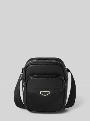 Crossbody bags z fakturowanym wzorem model 'Reporter' Antony Morato Czarny