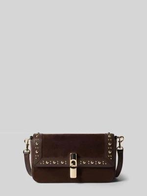 Crossbody bags z naturalnej skóry model 'Iride' Furla Ciemnobrązowy