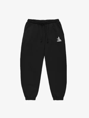Crossing spodnie dresowe męskie czarne Klasyk
