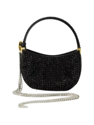 Crystal Micro Hobo Torba - Czarny Magda Butrym