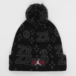 Jordan Cuffed Pom Beanie uniseks Czapki beanie czarny rozmiar Akcesoria