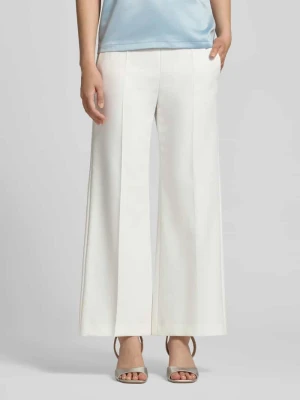 Culotte o kroju slim fit z kantami windsor.