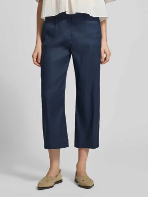 Culotte z mieszanki lnu o kroju regular fit, model 'PAM' Raphaela By Brax