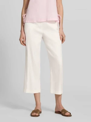 Culotte z mieszanki lnu o kroju regular fit, model 'PAM' Raphaela By Brax