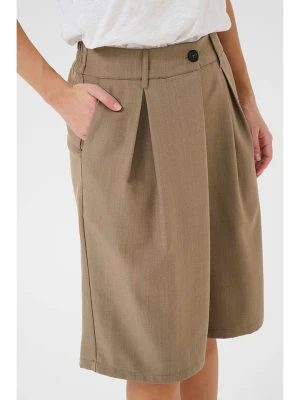 CULTURE Bermudy w kolorze jasnobrązowym rozmiar: 36