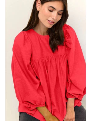 CULTURE Bluzka "Brisa" w kolorze czerwonym rozmiar: XS