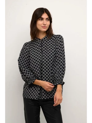 CULTURE Bluzka "Chaina" w kolorze czarno-białym rozmiar: XXL