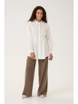 CULTURE Bluzka "Jink" w kolorze białym rozmiar: S