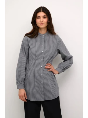 CULTURE Bluzka "Jink" w kolorze granatowo-białym rozmiar: S